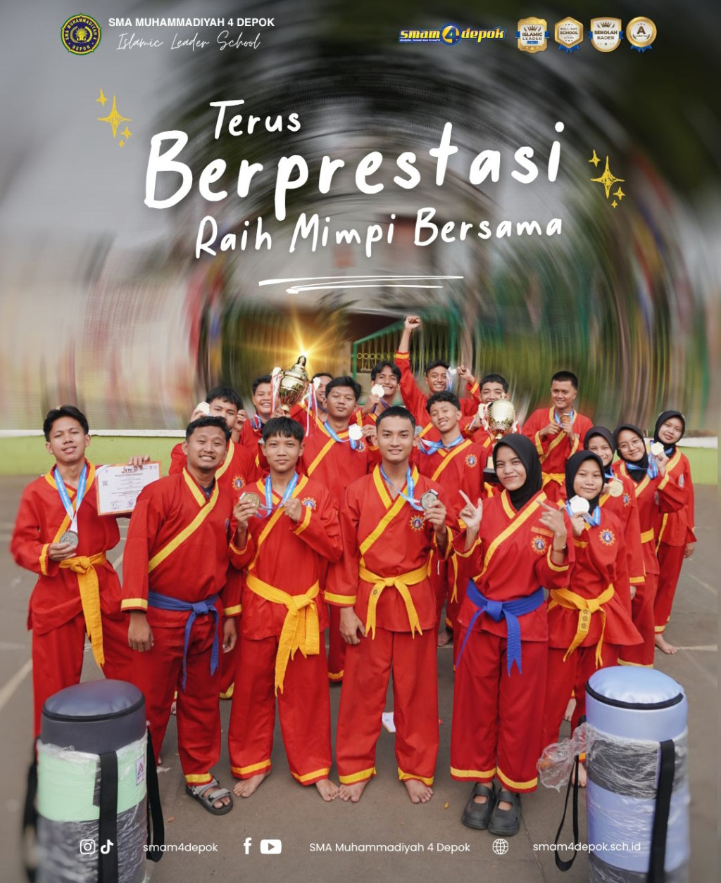 DOMINASI JKTC 18! SMA MUHAMMADIYAH 4 DEPOK BORONG 11 EMAS DAN REBUT JUARA UMUM 1
